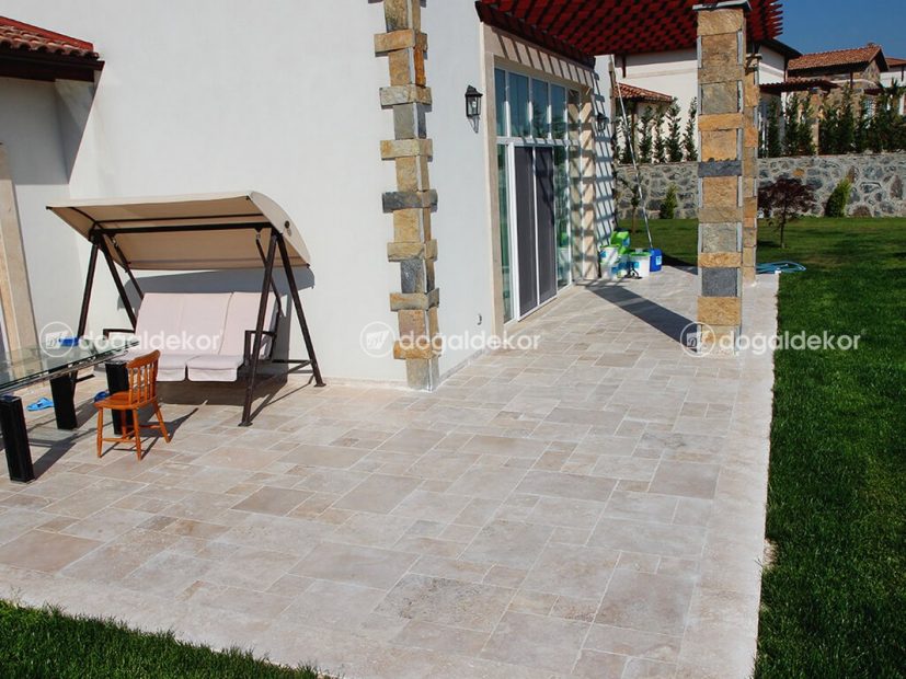 BAHÇE KAYMAZ YER DÖŞEMESİ - ESKİTME FRENCH PATTERN SET