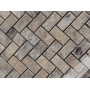 Gümüş Traverten Fileli Mozaikler -DT1080