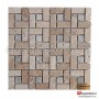 Traverten Mermer Mozaik Fileli -DT1190
