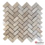 Zigzag Model Traverten Fileli Mozaik -DT1193