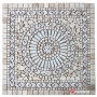 Dekoratif Doğal Taş Mozaik Göbek Dekor Madalyon 1 x 92 x 92cm -DT1343
