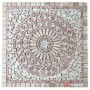 Dekoratif Doğal Taş Mozaik Göbek Dekor Madalyon 1 x 92 x 92cm -DT1344