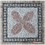Dekoratif Doğal Taş Mozaik Göbek Dekor 1 x 92 x 92cm -DT1352