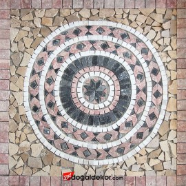 Dekoratif Yer Dekor Göbek Modelleri 1 x 92 x 92cm -DT1536