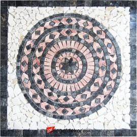 Mermer Mozaik Madalyon 1 x 92 x 92cm -DT1538