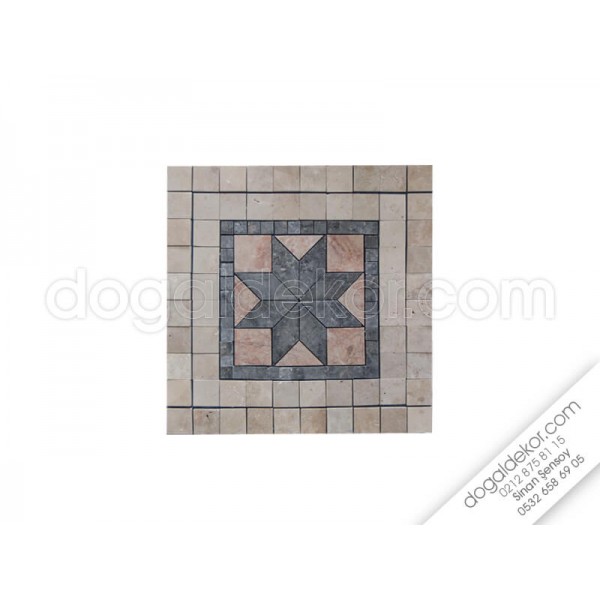 55 x 55 Mozaik Göbek Dekor -DT1043