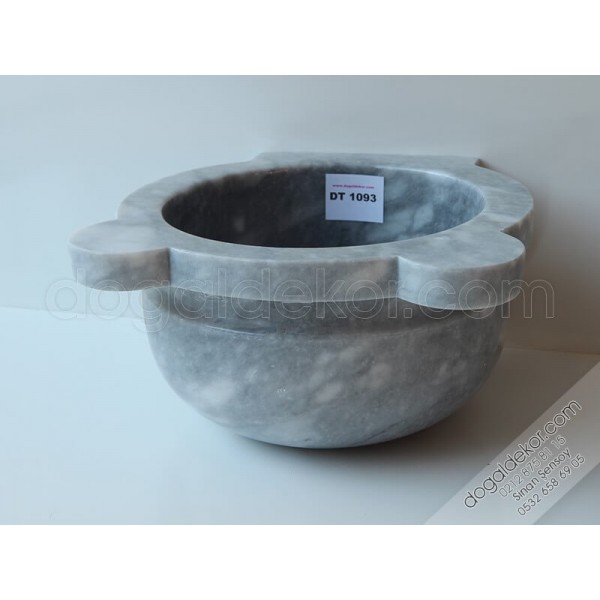 Gri Renk Mermer Hamam Kurnaları -DT1093