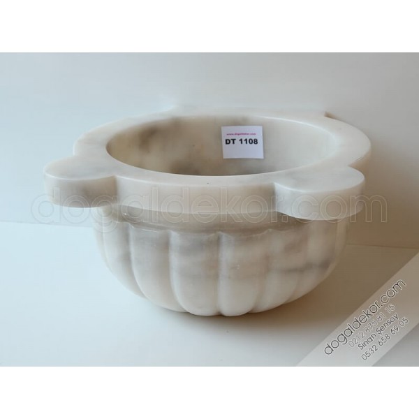 Kavun Dilimi İşlemeli Hamam Kurnası -DT1108