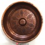 Hamam Tası Bakır 20.5cm Çapında Osmanlı Motifi İşlemeli -DT1412