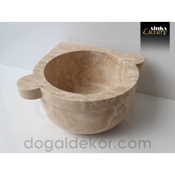 Traverten Köşe Hamam Kurnası - DT1230