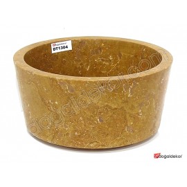 Doğal Taş Tezgah Üstü Banyo Lavaboları-DT1304