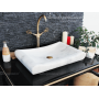 10x40x60 Beyaz Mermer Lavabo -DT1474