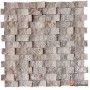 Patlatma Taş Denizli Traverten Klasik  İç Bombeli 23x48mm-DT1181