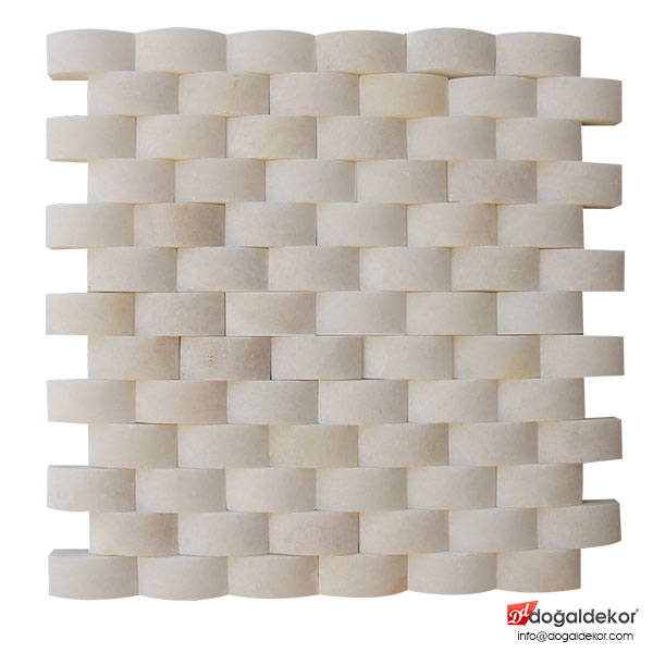 Doğal Taş Hasır Mermer Mozaik - DT1199