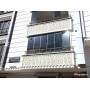 Patlatma Doğal Taş Duvar Mozaik Beyaz Fon Simli Mix  23x48mm -DT1207