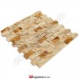Patlatma Taş Traverten-Sivas Sarı Traverten Mix 23x48mm -DT1255