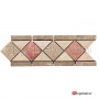 Dekoratif Mermer Traverten Mozaik Bordür-DT1252