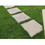 Traverten Bahçe Adım Taşları - Bahçe Yürüme Yolu 4x40x40cm -DT1049